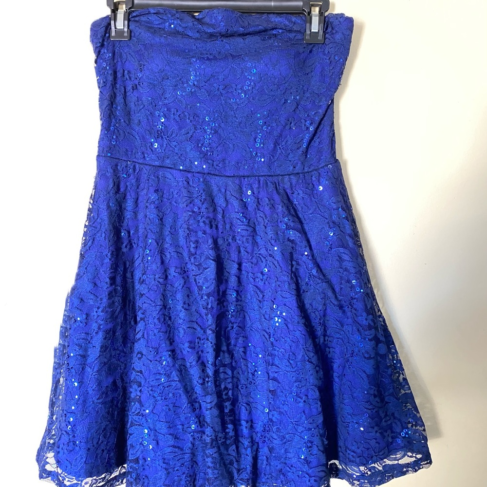 blue homecoming dress